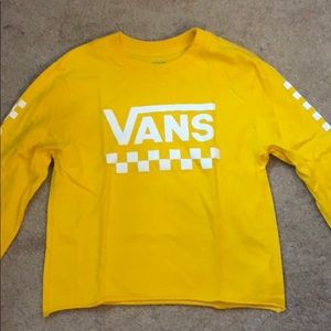yellow vans shirt womens